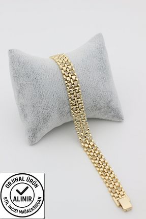 دستبند استیل (فولاد) طلائی زنانه استیل ضد زنگ XUPING JEWELRY - کد 815676559