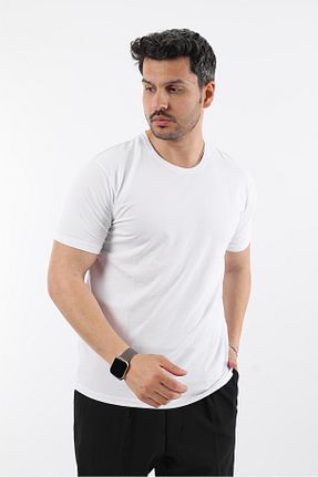 تیشرت سفید مردانه یقه دوچرخه Rodrigo - کد 937468591