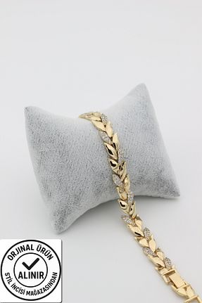 دستبند استیل (فولاد) زرد زنانه استیل (فولاد) XUPING JEWELRY - کد 887602928