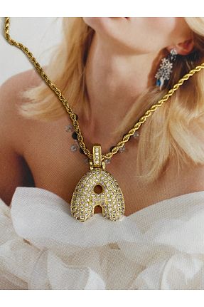 گردنبند استیل ( فولاد ) بنفش زنانه استیل ضد زنگ Pinery Jewels - کد 937467704
