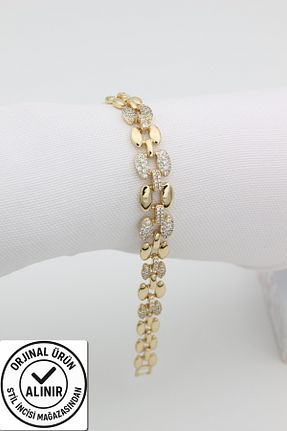 دستبند استیل (فولاد) زرد زنانه استیل (فولاد) XUPING JEWELRY - کد 870888463