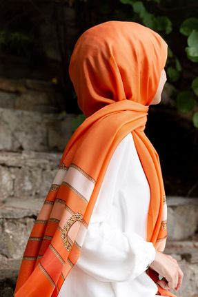 شال قهوه ای زنانه Vissona - کد 934736485