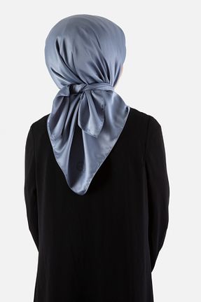 روسری آبی پلی استر VİOLLA - کد 734378600