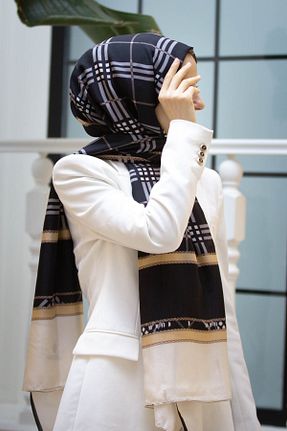 شال مشکی زنانه Vissona - کد 816888587