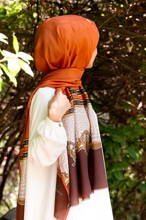 شال قهوه ای زنانه Vissona - کد 270706105
