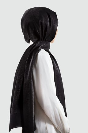 شال مشکی زنانه پلی استر Vissona - کد 635912622
