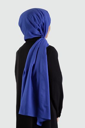 شال سرمه ای زنانه پنبه ای Vissona - کد 730372071