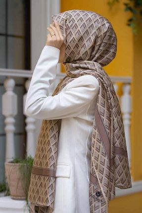 شال بژ زنانه Vissona - کد 816888598