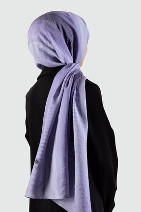 شال سرمه ای زنانه پنبه ای Vissona - کد 647812472