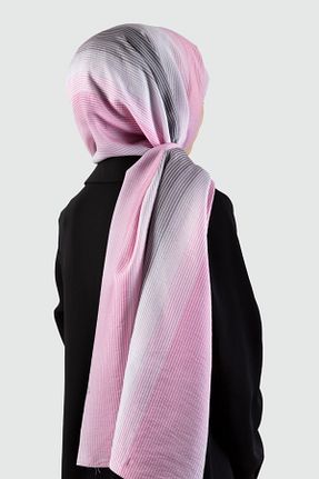 شال طوسی زنانه پنبه ای Vissona - کد 647812507