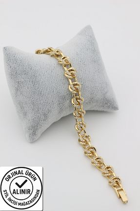 دستبند استیل (فولاد) زرد زنانه استیل (فولاد) XUPING JEWELRY - کد 887606327