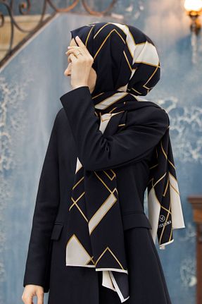 شال بژ زنانه Medine İpeği Vissona - کد 713480588