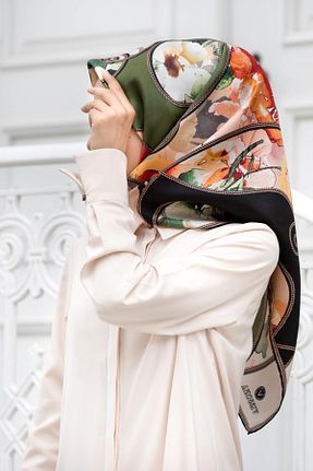 روسری خاکی İpek Tivil Vissona - کد 274075750