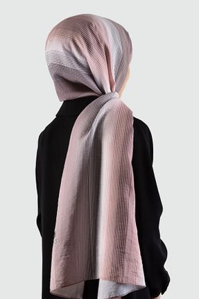 شال قهوه ای زنانه پنبه ای Vissona - کد 647812416