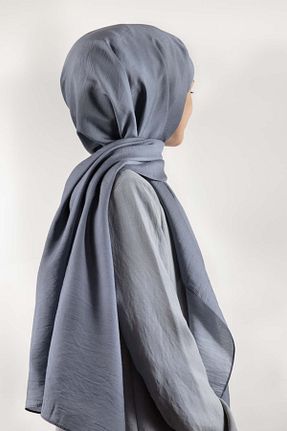 شال سرمه ای زنانه Medine İpeği Vissona - کد 635912923