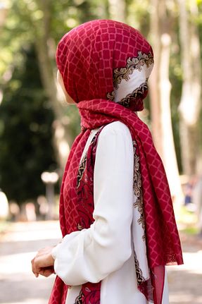 شال قرمز زنانه Vissona - کد 270706311