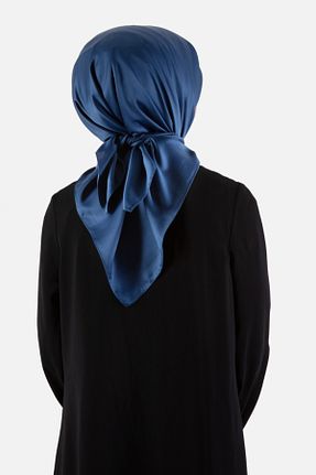 روسری سرمه ای پلی استر VİOLLA - کد 734413521