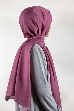 شال بنفش زنانه Medine İpeği Vissona - کد 635912960