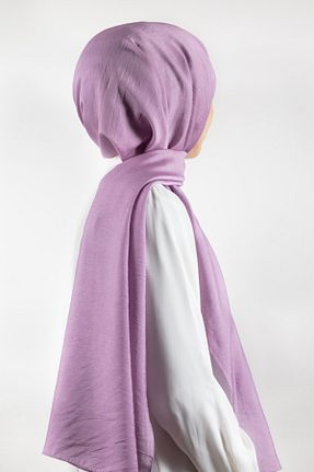 شال بنفش زنانه Medine İpeği Vissona - کد 635912195