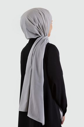 شال طوسی زنانه پنبه ای Vissona - کد 730373603