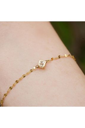 دستبند طلا زرد زنانه 14 عیار Bayar Gold - کد 937488010