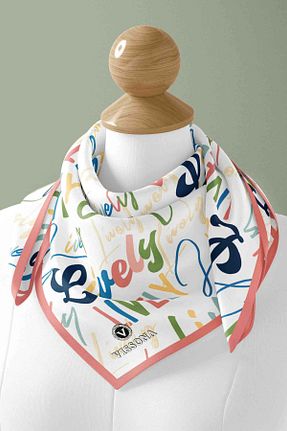 باندانا سفید Vissona - کد 849068010