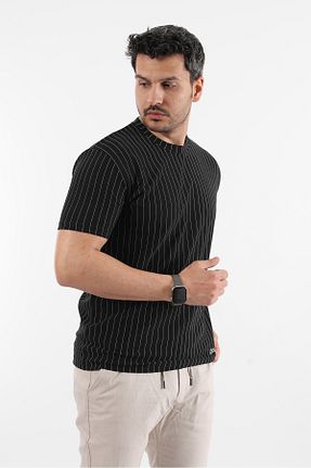تیشرت مشکی مردانه یقه دوچرخه Rodrigo - کد 937489565