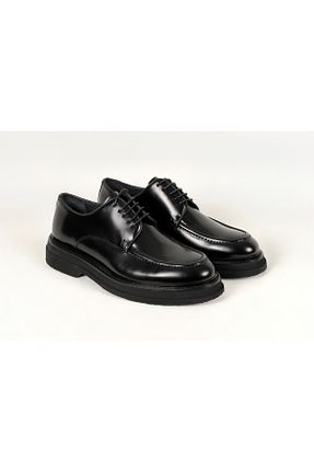کفش کلاسیک مشکی مردانه چرم خالص Massa - کد 937487091