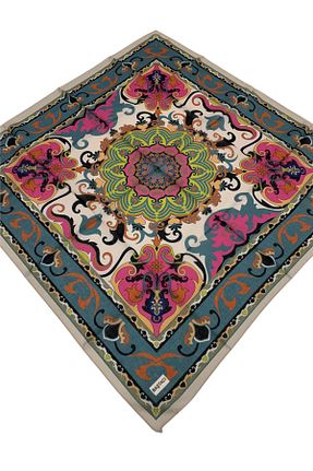 روسری رنگی پنبه ای Baştacı - کد 937495277