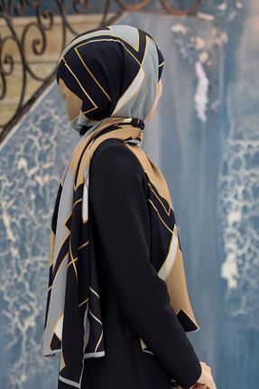 شال طوسی زنانه Medine İpeği Vissona - کد 875269977