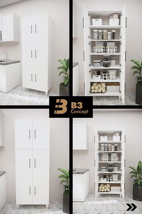 کابینت چند منظوره سفید Suntalam B3 Concept - کد 937266597
