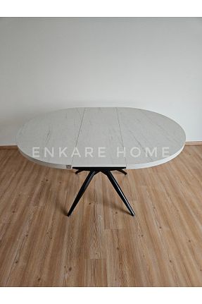 میز ناهار خوری سفید Açılır-Kapanır Enkare - کد 896031678
