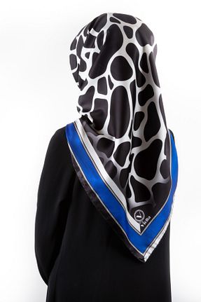 روسری سرمه ای پلی استر VİOLLA - کد 886627504