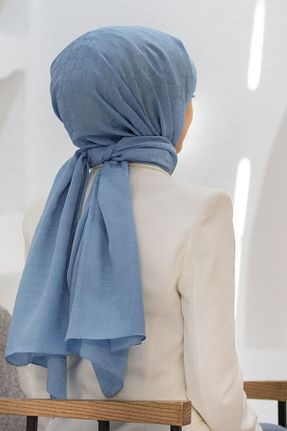 شال بژ زنانه ابریشم Vissona - کد 888723538