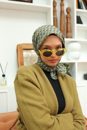 روسری طوسی پنبه ای Silk Home - کد 895886211