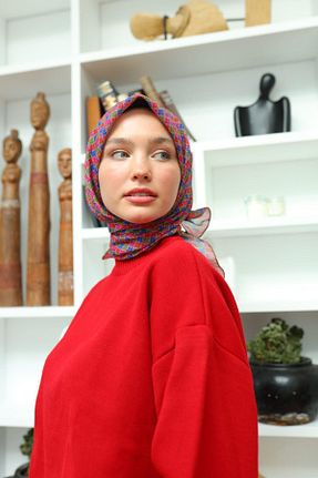 روسری رنگی پنبه ای Silk Home - کد 894790850