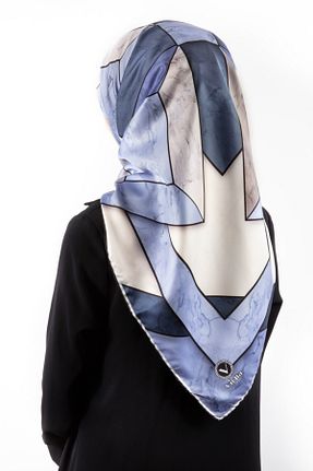 روسری سرمه ای پلی استر VİOLLA - کد 882691799