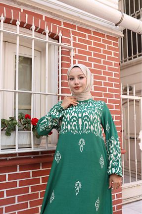 لباس حجاب فیروزه ای زنانه سایز بزرگ new ats - کد 937516025
