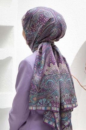 شال بنفش زنانه Vissona - کد 904572897