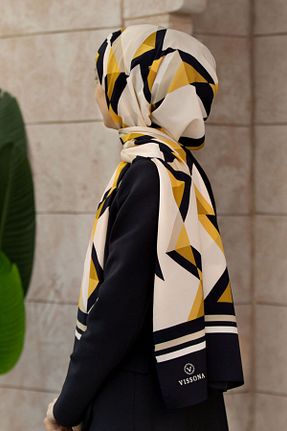 شال مشکی زنانه Medine İpeği Vissona - کد 933586903