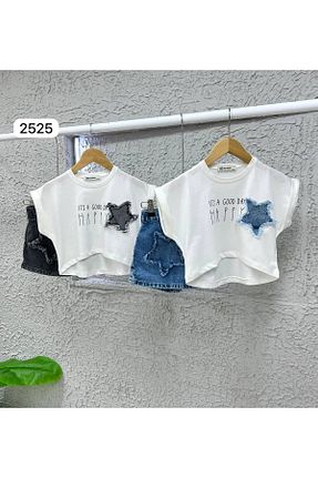 ست بالاتنه و پائین تنه مشکی بچه گانه بافت sinmm - کد 937693009