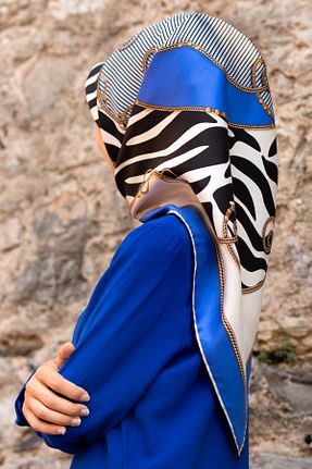 روسری سرمه ای İpek Tivil Vissona - کد 900733391