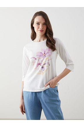 تیشرت طلائی زنانه رگولار LC Waikiki - کد 937537428