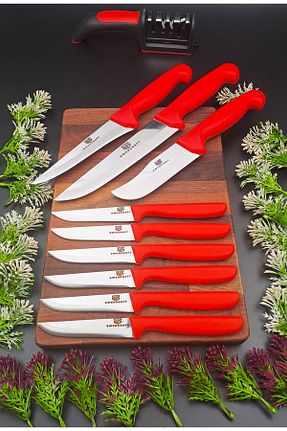 قاشق و چنگال و کارد قرمز 6 نفره SWENCRAFT - کد 727063661