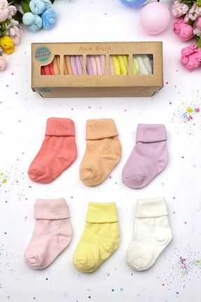 جوراب رنگی بچه گانه پنبه ای Apptakı - کد 937585866