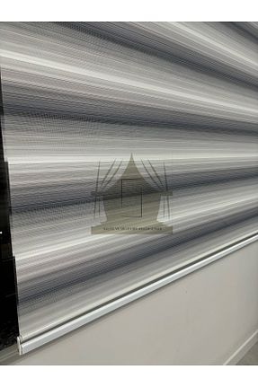 پرده کشوئی طوسی Zebra BİSE HOME - کد 937590708