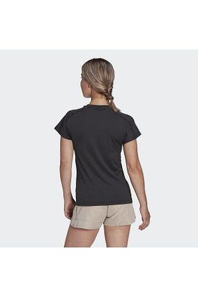 تیشرت مشکی زنانه اسلیم فیت adidas - کد 683928644
