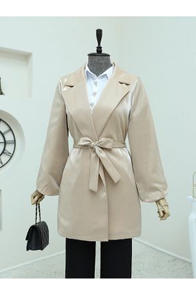 کت حجاب قهوه ای زنانه رگولار HİJABAYA - کد 857791422