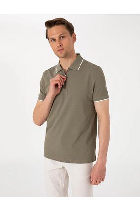 پولوشرت خاکی مردانه %100 پنبه Pierre Cardin - کد 937703464