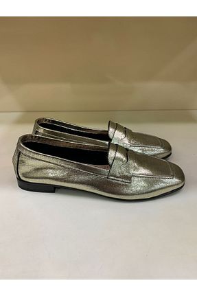 بابت متالیک زنانه چرم خالص evva shoes - کد 937702042